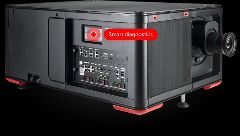 Chytrá diagnostika projektoru Barco Serie 4